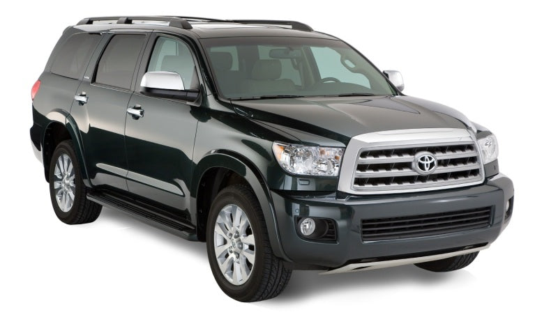 Bushwacker 08-15 Toyota Sequoia OE Style Flares 4pc Fits w/ Factory Mudflap - Black Bushwacker