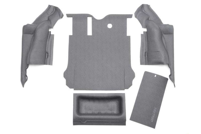 BedRug 11-16 Jeep JK Unlimited 4Dr Rear 5pc BedTred Cargo Kit (Incl Tailgate & Tub Liner) BedRug
