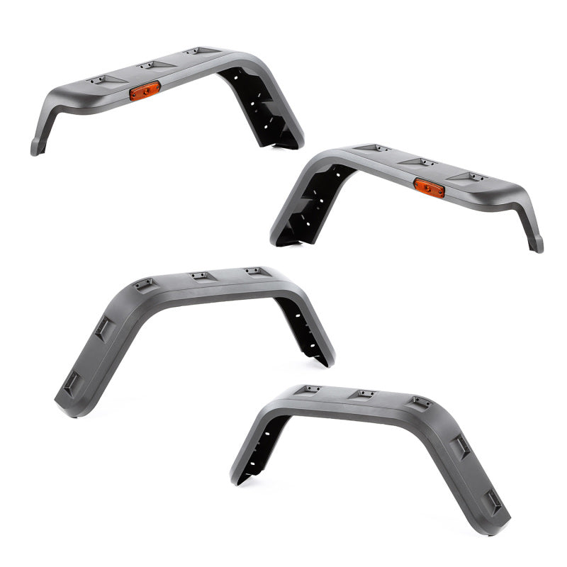 Rugged Ridge Hurricane Fender Flare Kit 97-06 Jeep Wrangler TJ Rugged Ridge