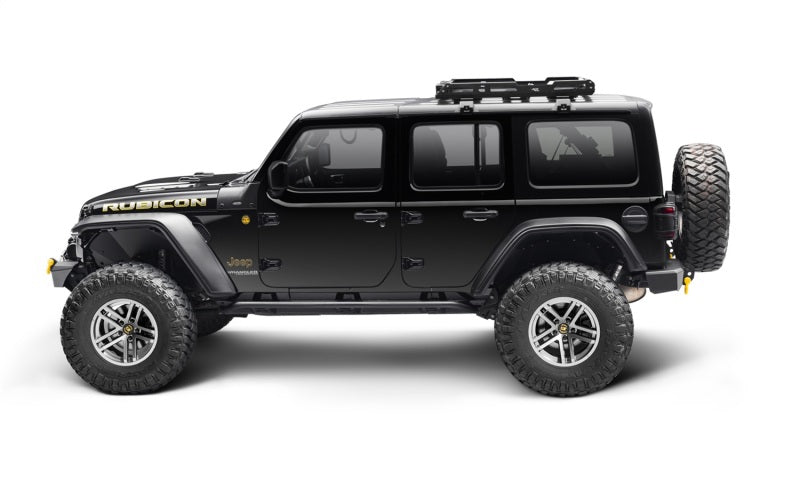 Bushwacker 18-19 Jeep Wrangler JL Trail Armor Cowl Guard - Black Bushwacker