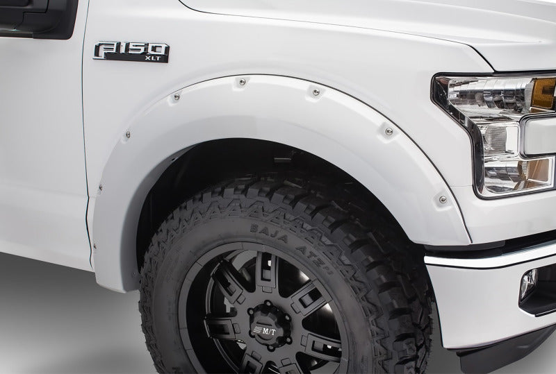 Bushwacker 18-19 Ford F-150 Pocket Style Flares 4 pc - Oxford White Bushwacker