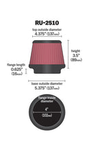 Load image into Gallery viewer, K&amp;N Universal 4 Inch Filter K&amp;N Engineering