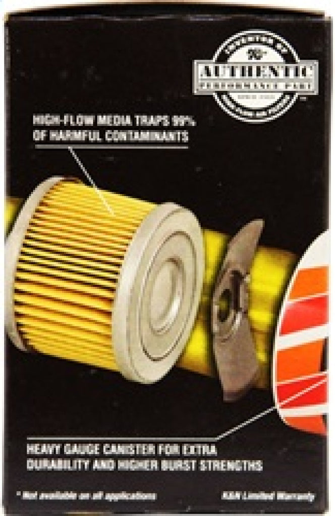 K&N Universal Performance Gold Oil Filter K&N Engineering