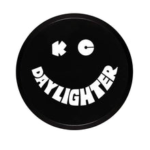 Load image into Gallery viewer, KC HiLiTES 6in. Round Hard Cover for Daylighter/SlimLite/Pro-Sport (Single) - Black w/White Smile KC HiLiTES