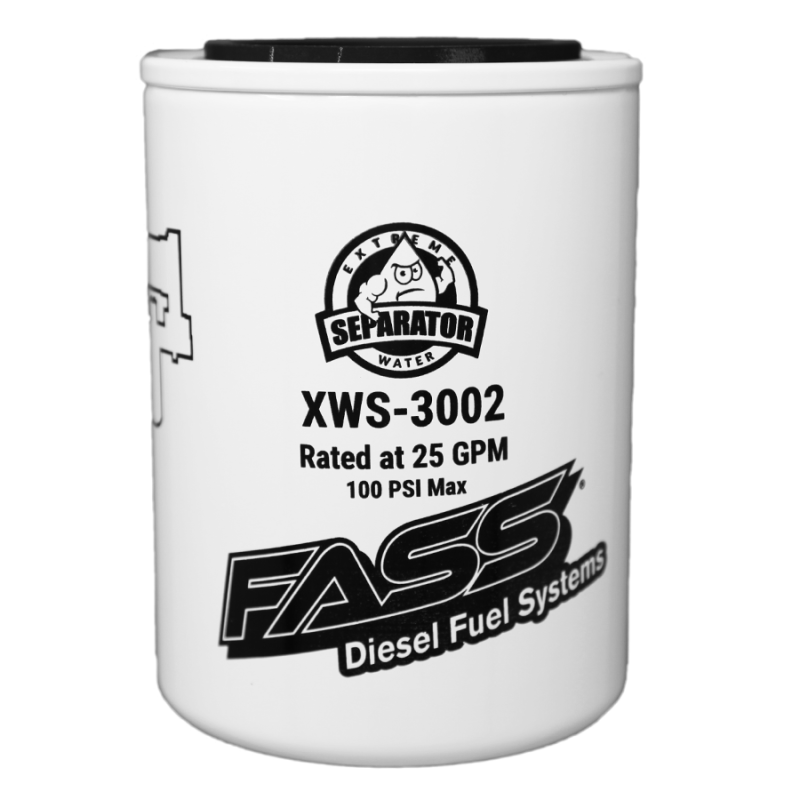 FASS Hydroglass Titanium Signature Series Extreme Water Separator XWS-3002 FASS Fuel Systems
