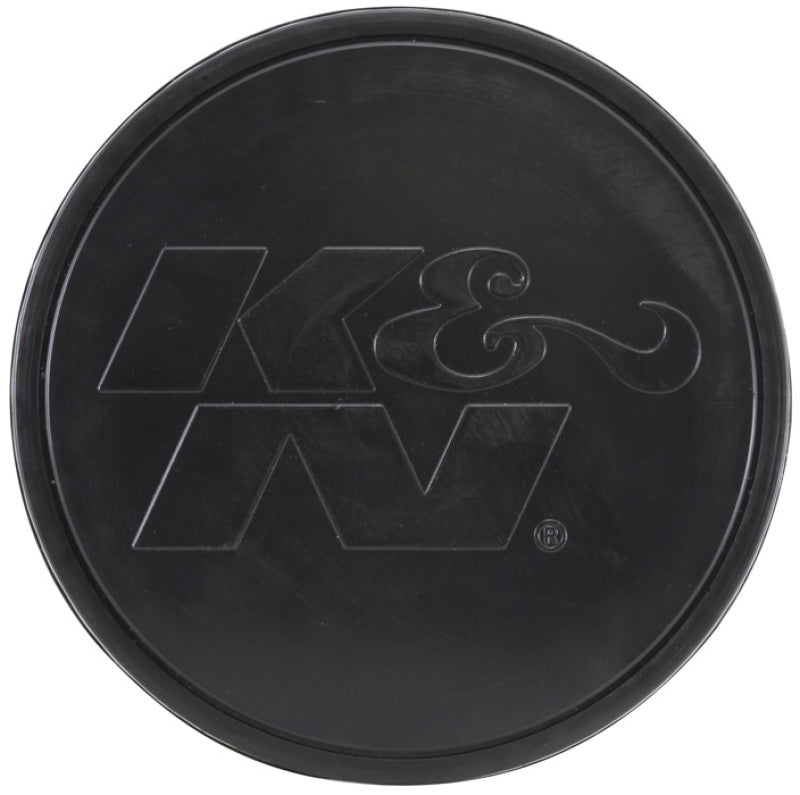 K&N Universal Rubber Filter-Round Tapered 4in Flange ID x 8in Base OD x 6.625in Top OD x 8in H K&N Engineering