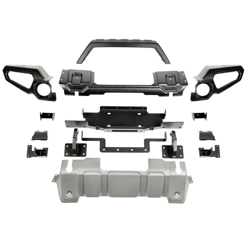 Rugged Ridge Venator Front Bumper W/Overrider & Winch Tray JL Rugged Ridge