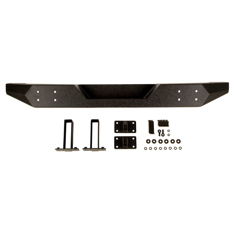 Rugged Ridge Spartan Rear Bumper Full Width 07-18 Jeep Wrangler JK Rugged Ridge