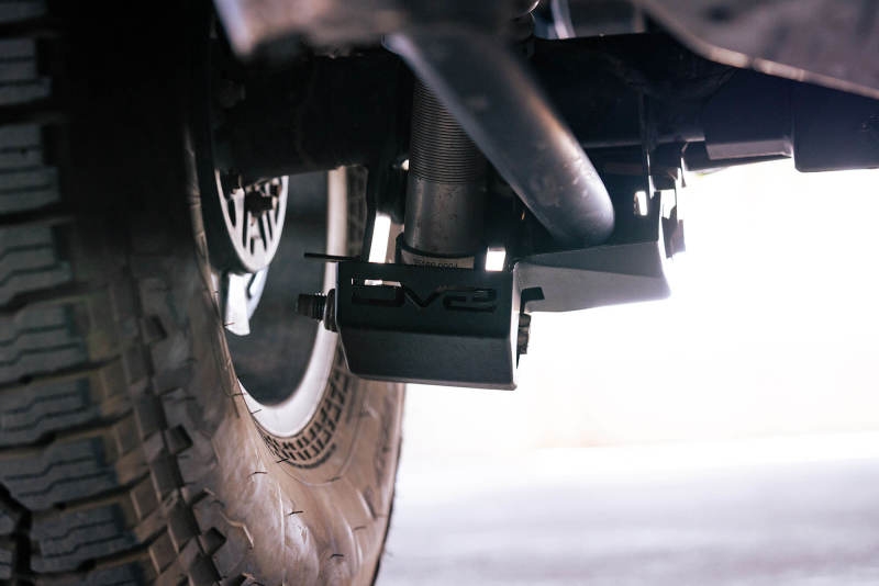 DV8 Offroad 2021-2022 Ford Bronco Rear Shock Guard Skid Plates DV8 Offroad