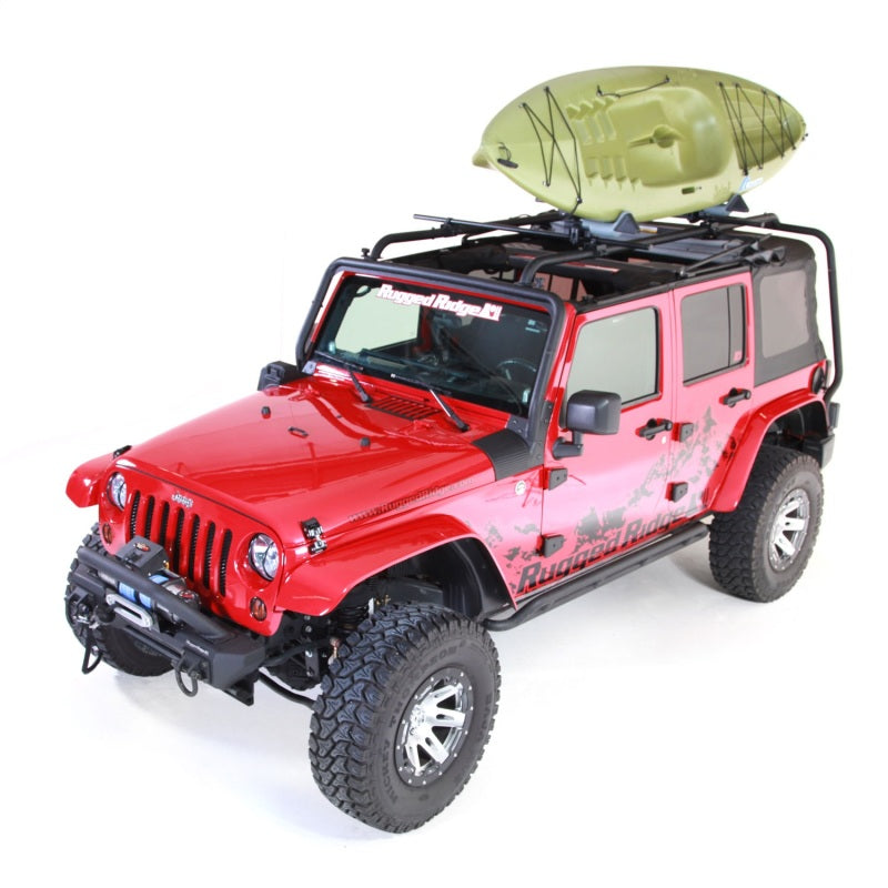 Rugged Ridge Roof Rack 07-18 Jeep 4-Door Jeep Wrangler Rugged Ridge