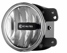 Load image into Gallery viewer, KC HiLiTES 10-18 Jeep JK 4in. Gravity G4 LED Light 10w SAE/ECE Clear Fog Beam (Single) KC HiLiTES