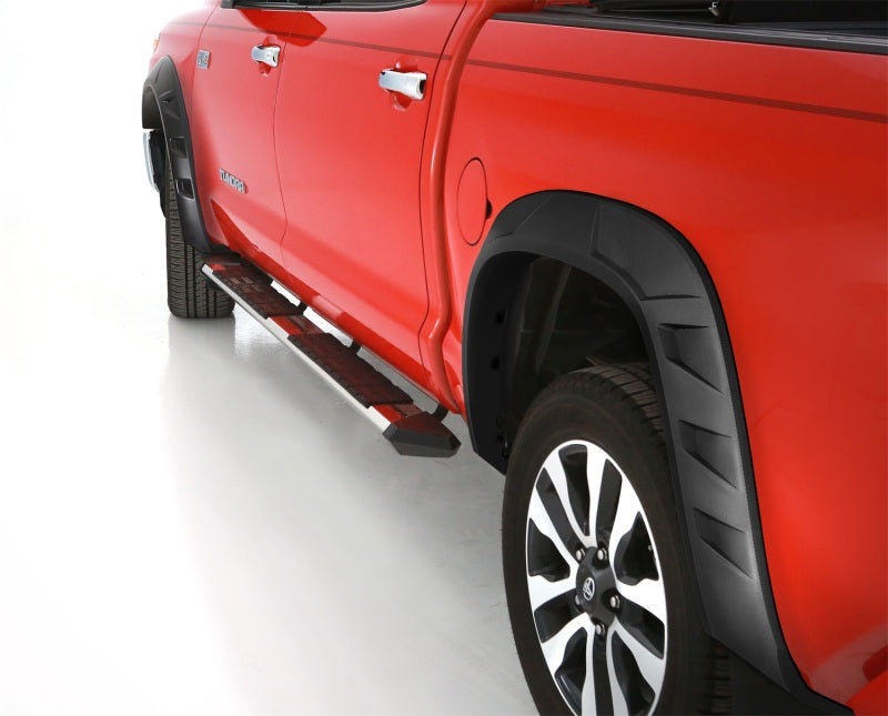 Bushwacker 14-19 Toyota Tundra w/ 66.7in Bed DRT Style Flares 4pc - Black Bushwacker