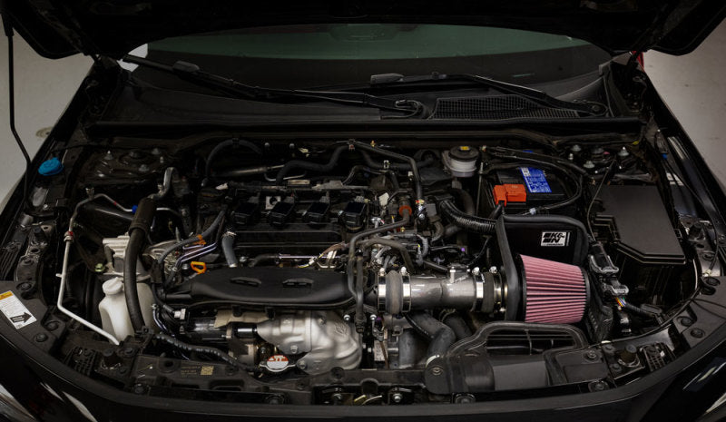 K&N 2022 Honda Civic 1.5L Turbo L4 Silver Typhoon Intake K&N Engineering