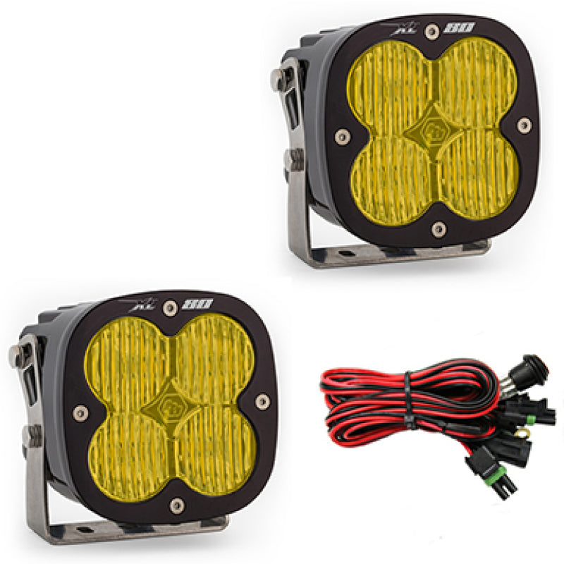 Baja Designs XL80 Series Wide Cornering Pattern LED Light Pods - Amber Baja Designs