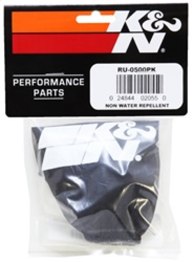 K&N Precharger Air Filter Wrap Black 4in Height 3.5in Inside Diameter K&N Engineering