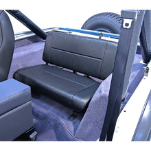 Load image into Gallery viewer, Rugged Ridge Standard Rear Seat Black Denim 55-95 Jeep CJ / Jeep Wrangler Rugged Ridge