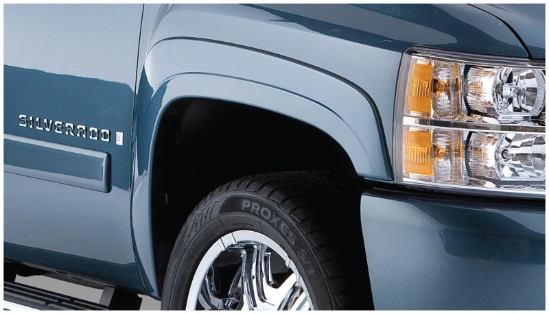 Bushwacker 07-13 Chevy Silverado 1500 Fleetside OE Style Flares 4pc 69.3in Bed - Black Bushwacker
