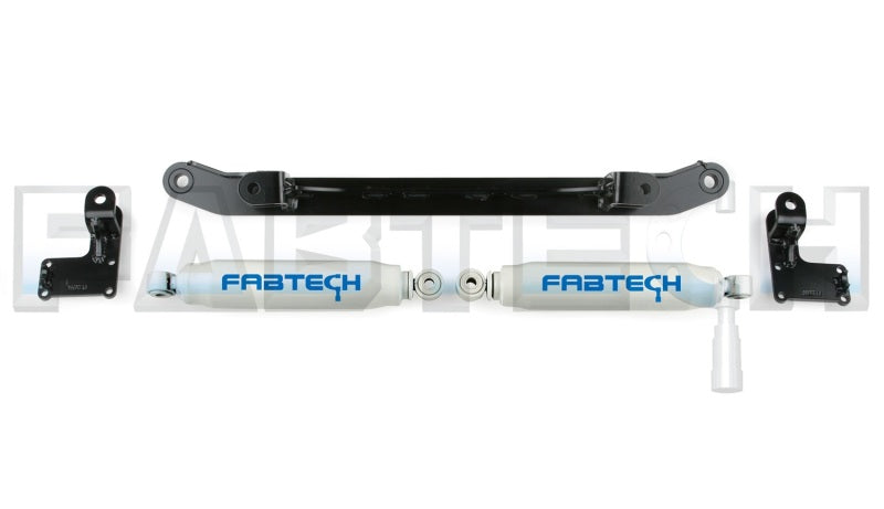 Fabtech 05-21 Ford F250/350 4WD Dual Performance Steering Stabilizer - Opposing Style Fabtech