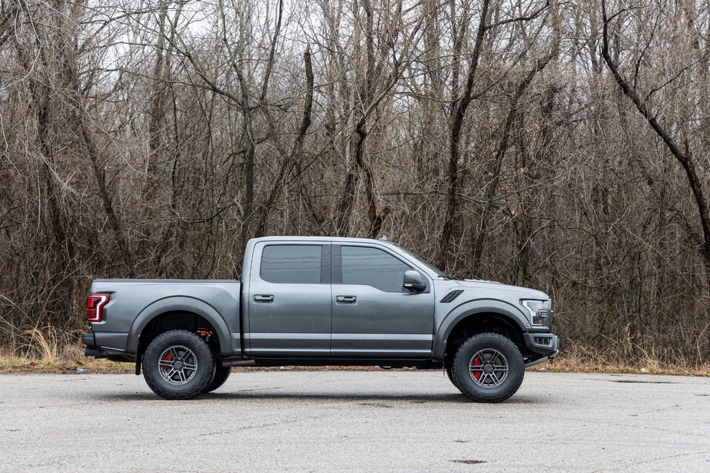 Caliper Covers | Front and Rear | Red | Elec Brakes | Ford Expedition/F-150/Raptor Rough Country