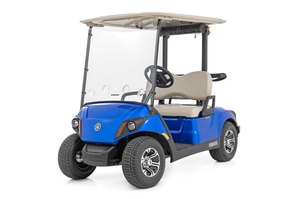 Vented Full Windshield | Scratch Resistant | Yamaha Drive2 Golf Cart Rough Country