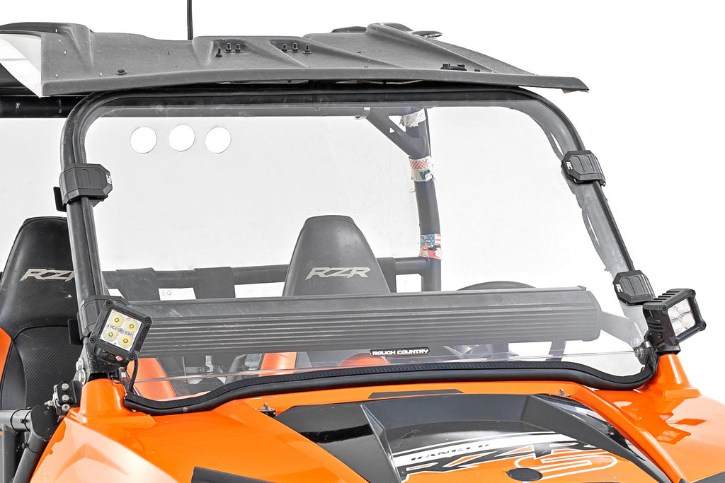 Full Windshield | Scratch Resistant | Polaris RZR 800 Rough Country