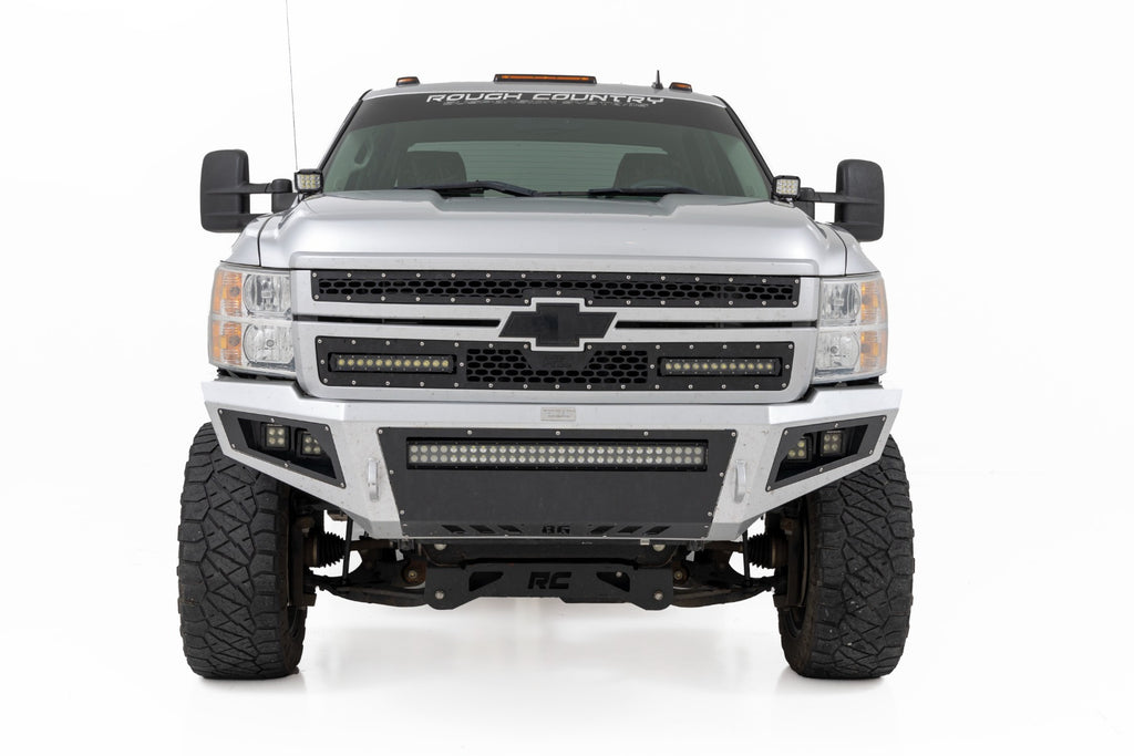 LED Light | Ditch Mount | 2" Spectrum Pair | Spot | Chevy 1500 and Chevy/GMC 2500HD/3500HD (07-14) Rough Country