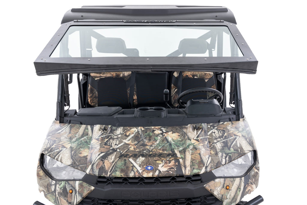 Electric Tilt Windshield | Glass | Polaris Ranger 1000/Ranger XP 1000 Rough Country