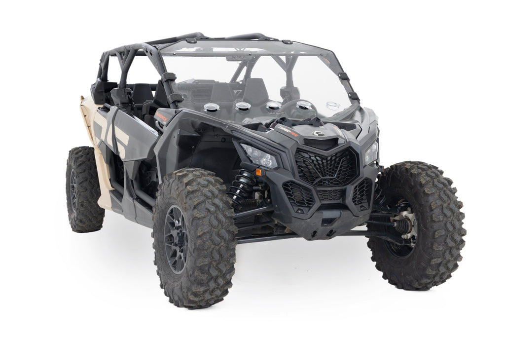 Vented Full Windshield | Scratch Resistant | Can-Am Maverick X3 Rough Country