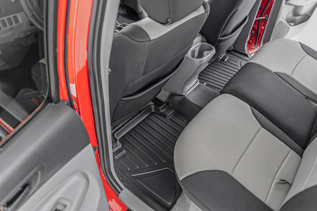 Floor Mats | Front and Rear | Toyota Tacoma 2WD/4WD (2005-2011) Rough Country