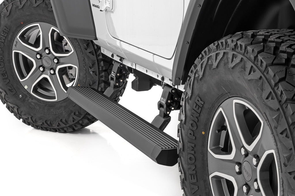 Power Running Boards | Lighted | 2 Door | Jeep Wrangler JL (18-23) Rough Country