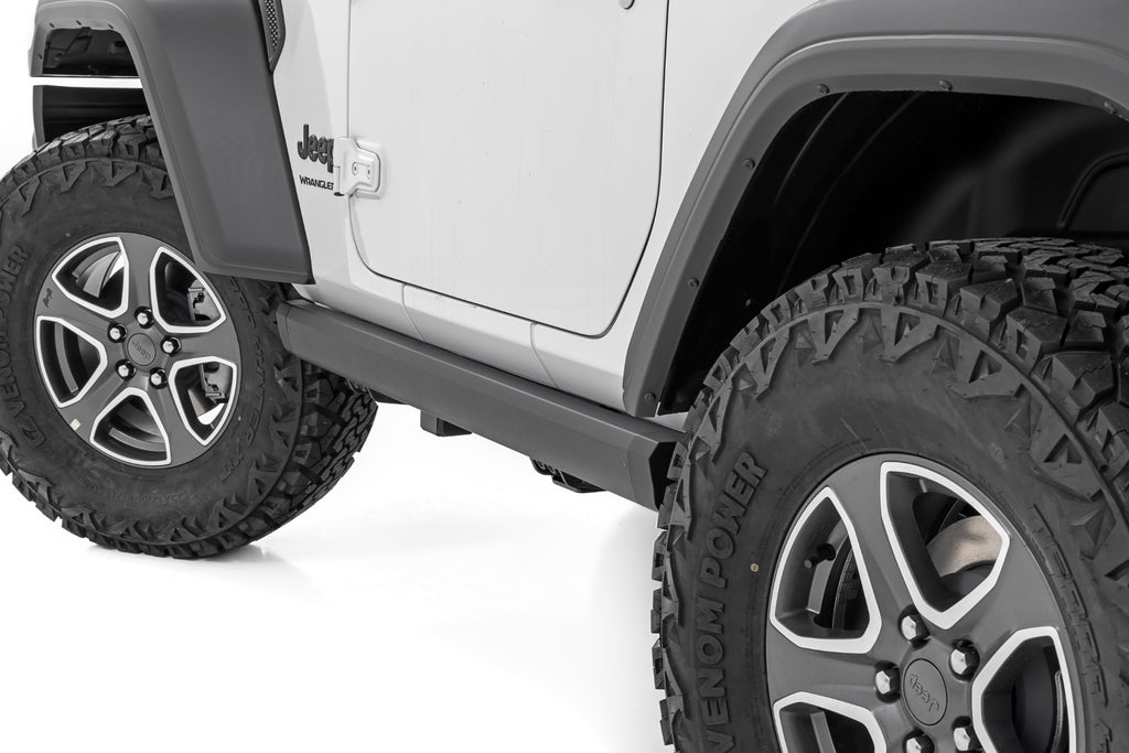 Power Running Boards | Lighted | 2 Door | Jeep Wrangler JL (18-23) Rough Country