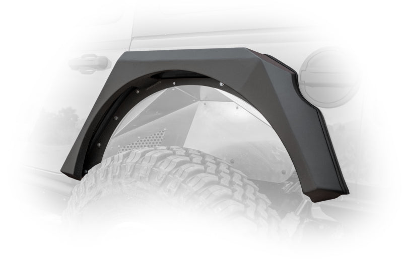 DV8 Offroad 2018+ Jeep Wrangler JL Armor Fenders w/ LED Turn Signal Lights DV8 Offroad