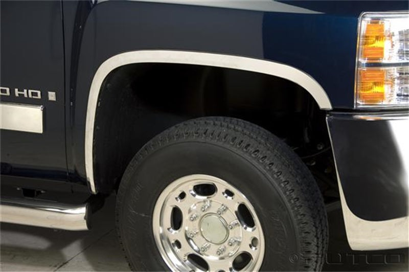 Putco 07-14 Chevrolet Silverado 2500HD - Full (Does not Fit Dually) Stainless Steel Fender Trim Putco