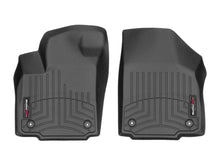 Load image into Gallery viewer, WeatherTech 2019+ Chevrolet Silverado 1500 Crew Cab Front FloorLiner - Black WeatherTech