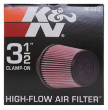 Load image into Gallery viewer, K&amp;N Universal Rubber Filter 3 1/2inch ID FLG / 6inch Base / 4-5/8inch Top / 6inch Height K&amp;N Engineering