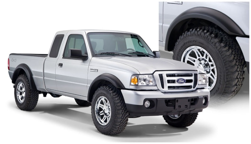 Bushwacker 93-11 Ford Ranger Styleside Extend-A-Fender Style Flares 4pc 72.0/84.0in Bed - Black Bushwacker