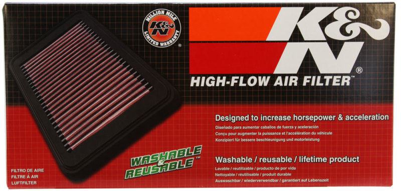 K&N 2019 Mercedes Benz E350 L4-2.0L F/I Replacement Drop In Air Filter K&N Engineering