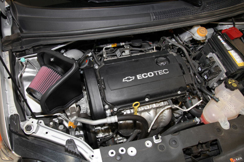K&N 12 Chevy Sonic 1.8L Silver Typhoon Cold Air Intake K&N Engineering
