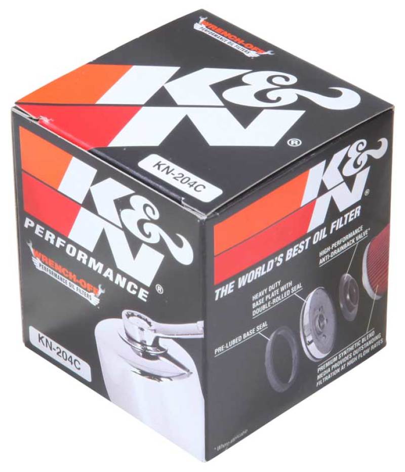 K&N Honda / Kawasaki / Arctic Cat / Suzuki / Triumph / Yamaha 2.688in OD x 2.969in H Oil Filter K&N Engineering