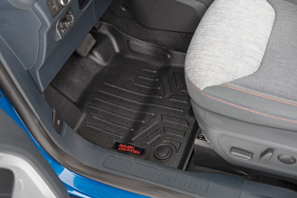 Floor Mats | Front and Rear | Ford Maverick 2WD/4WD (2022-2023) Rough Country