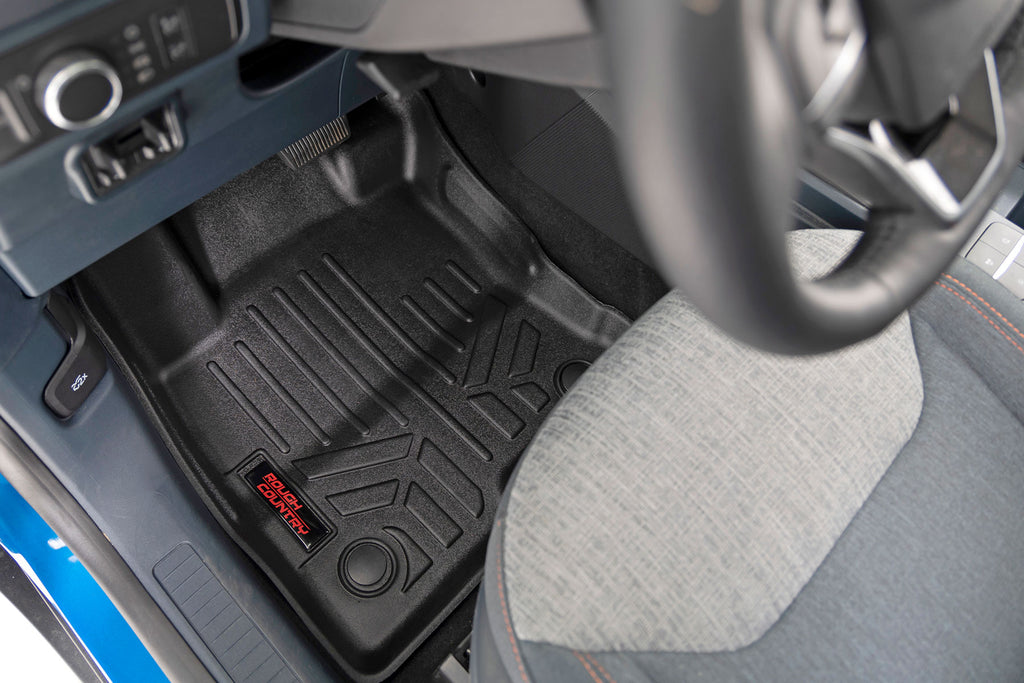 Floor Mats | Front and Rear | Ford Maverick 2WD/4WD (2022-2023) Rough Country