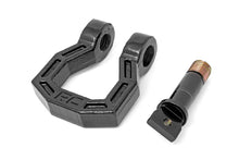 Load image into Gallery viewer, D-Ring | Forged | Pair | Black Rough Country