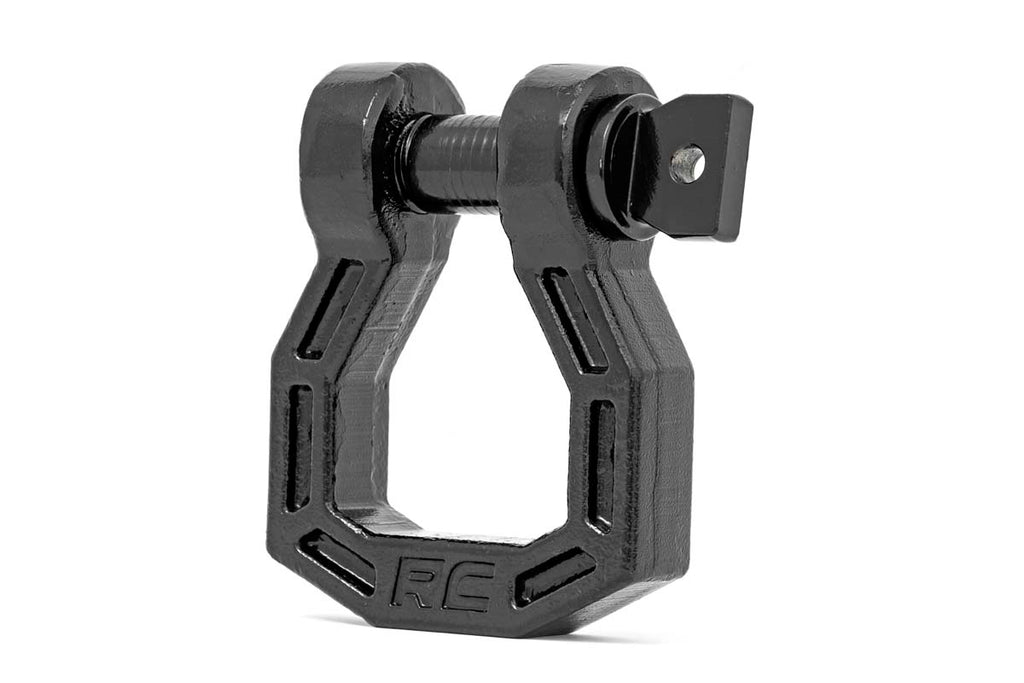 D-Ring | Forged | Pair | Black Rough Country