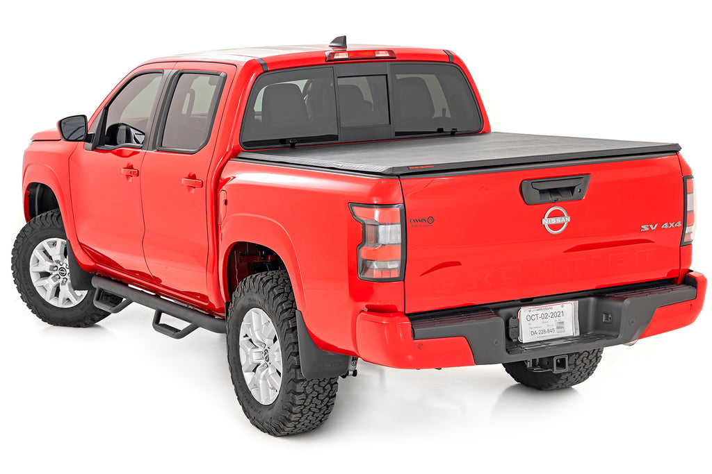 Soft Tri-Fold Bed Cover | 5' Bed | Nissan Frontier (22-23) Rough Country