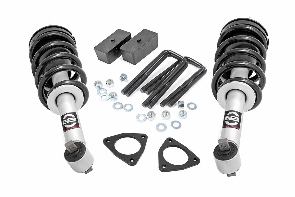 2.5 Inch Lift Kit | Alu/Cast Steel | N3 Strut | Chevy/GMC 1500 (07-16) Rough Country