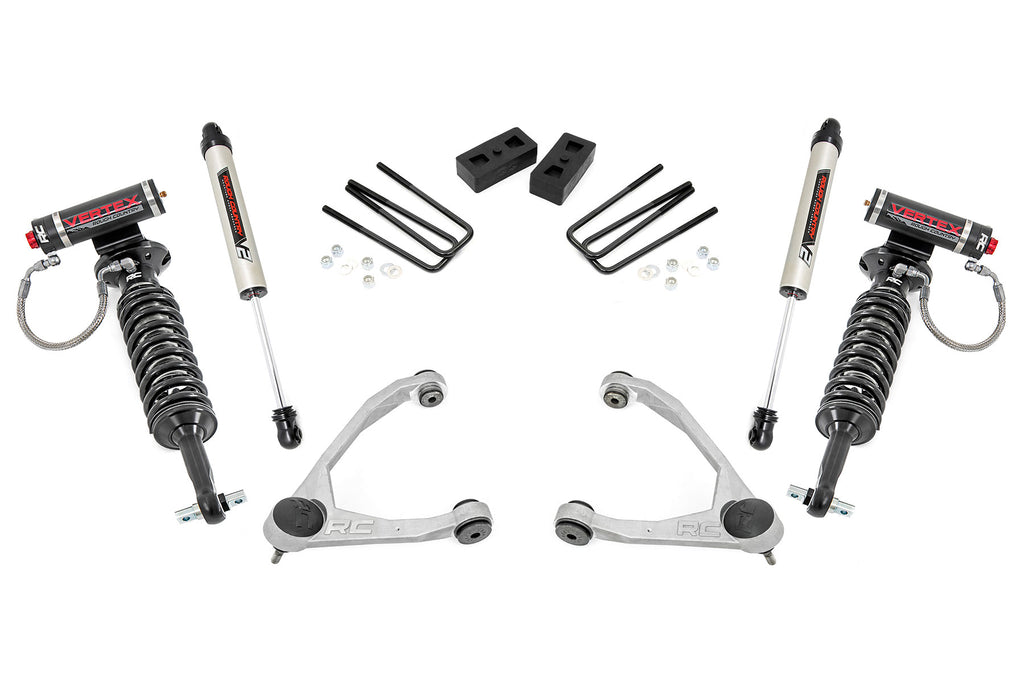 3.5" Lift Kit | Forged UCA | Cast Steel | Vertex/V2 | Chevy/GMC 1500 (07-13) Rough Country