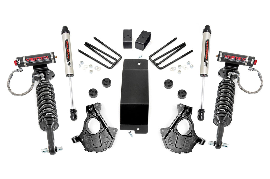 3.5" Lift Kit | Alu/Stamp Steel LCA | Vertex/V2 | Chevy/GMC 1500 (14-18) Rough Country
