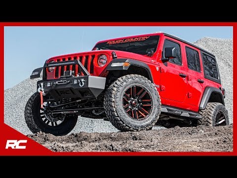 3.5 Inch Lift Kit | C/A Drop | FR D/S | Vertex | Jeep Wrangler JL (18-23) Rough Country