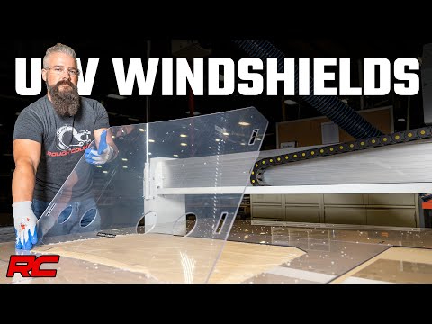 Vented Full Windshield | Scratch Resistant | Can-Am Maverick/Maverick Max/Maverick Turbo Rough Country