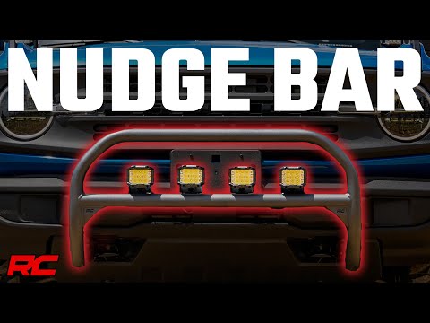 Nudge Bar | 20 Inch Black Single Row LED | Ford Bronco 4WD (21-23) Rough Country